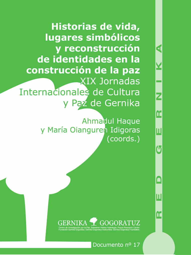 XIX jornadas internacionales de cultura y paz de Gernika. Ahmadul Haque y María Oianguren Idigoras