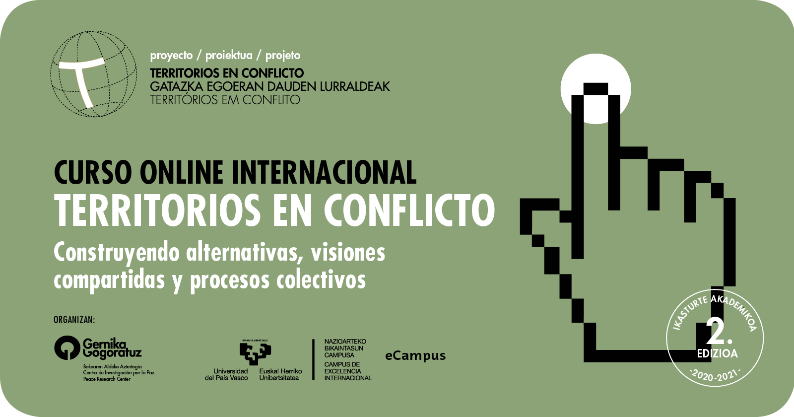 Gernika Gogoratuz. 2ª Edición del Curso Online Internacional, Territorios en Conflicto