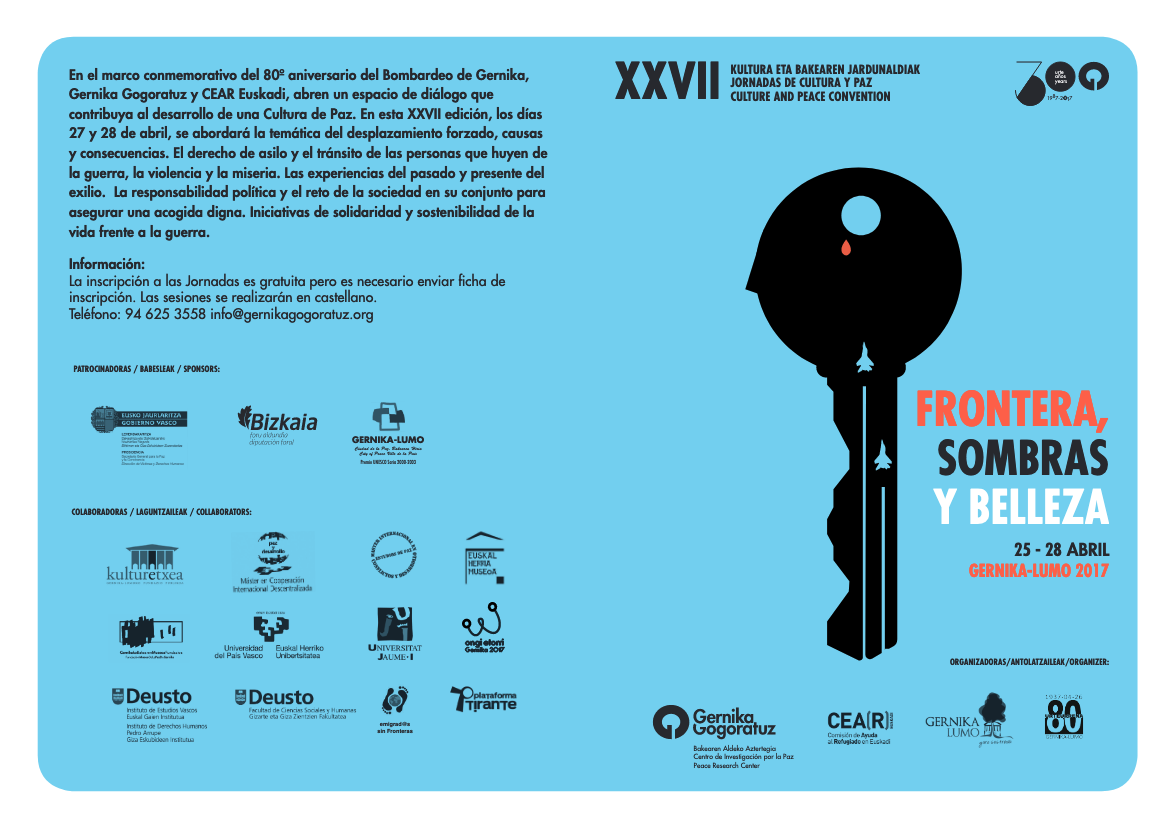 XXVII jornadas cultura y paz, Gernika