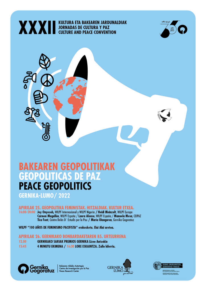 XXXII_Culturay Paz_jornadas_CARTEL_gernika_opcion_2 XXXII jornadas de cultura y paz en Gernika-Lumo. 25 y 26 de abril