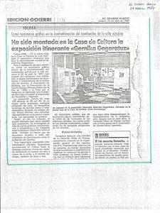 Exposición itinerante 1987