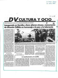 El diario vasco. Gure aitaren etxea