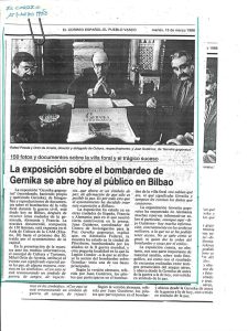 El Correo. Bombardeo de Gernika