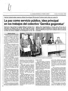 El correo. La paz como servicio público