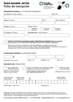 suscripción para socias