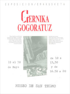 Exposición itinerante Gernika Gogoeratuz-1987
