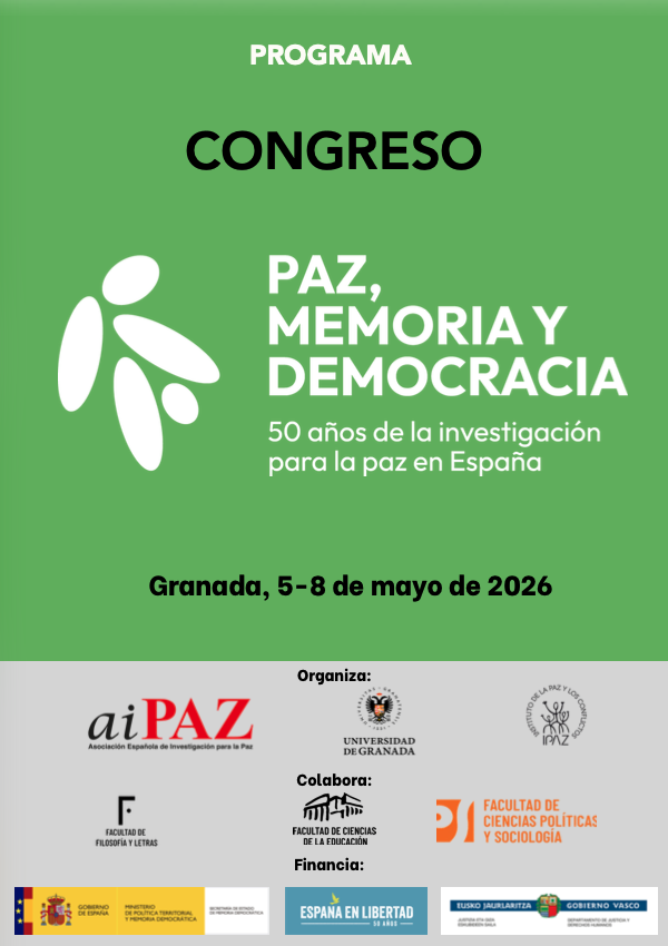 Programa del congreso "Paz , memoria y democracia"