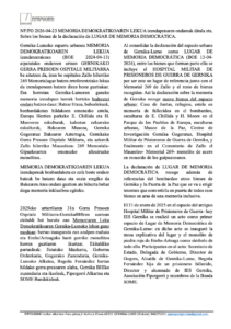 Gernika lugar de memoria democratica